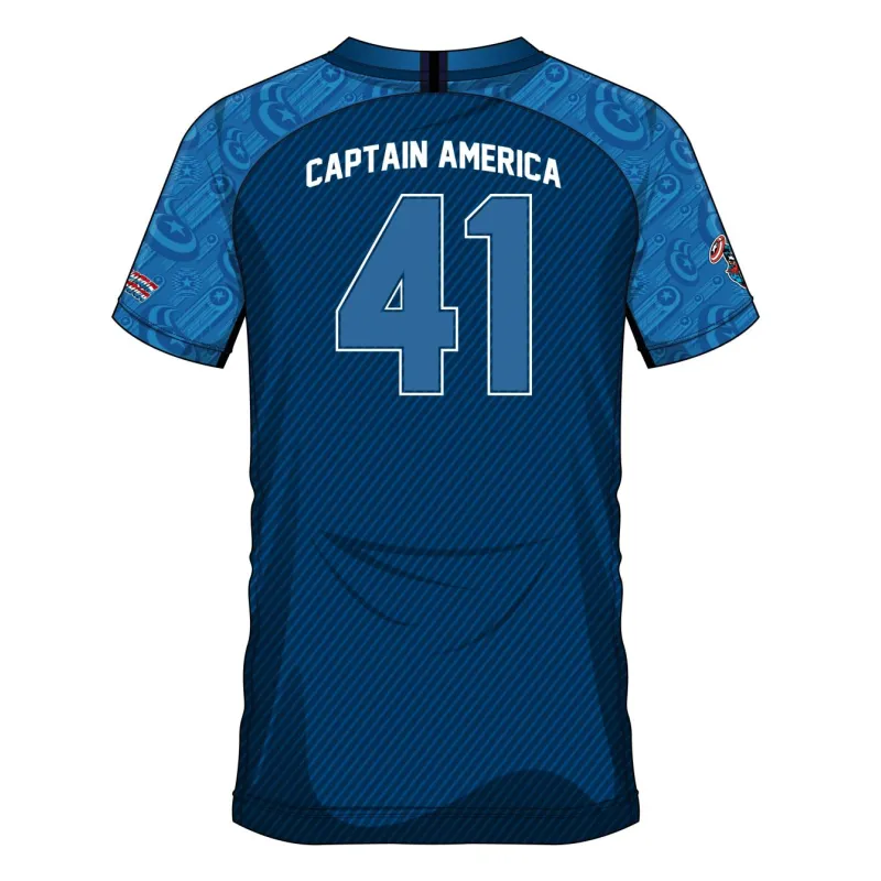 MARVEL - Captain America 41 - Maillot de Foot Homme (XL)