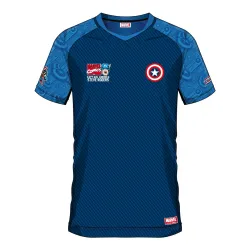 MARVEL - Captain America 41 - Maillot de Foot Homme (L)