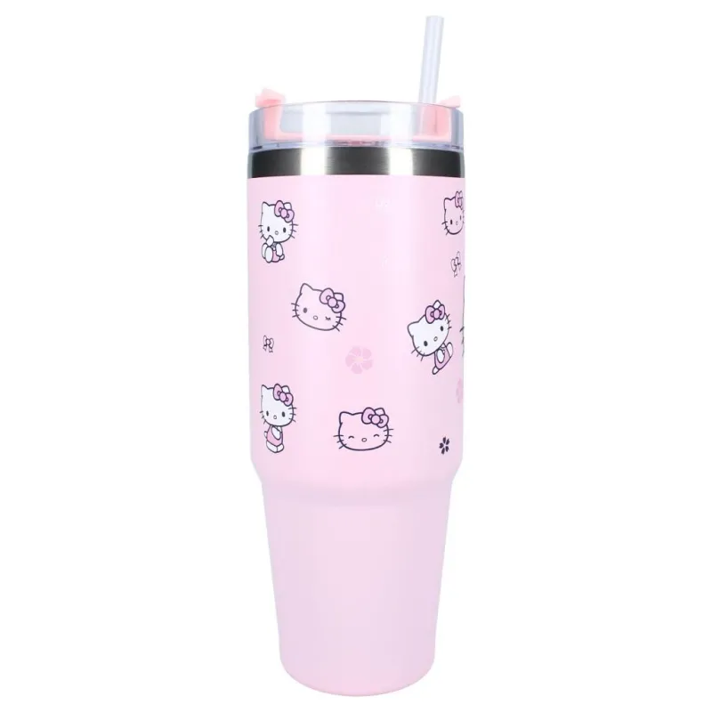 HELLO KITTY - Bliss - Mug de Voyage XL 900ml avec paille
