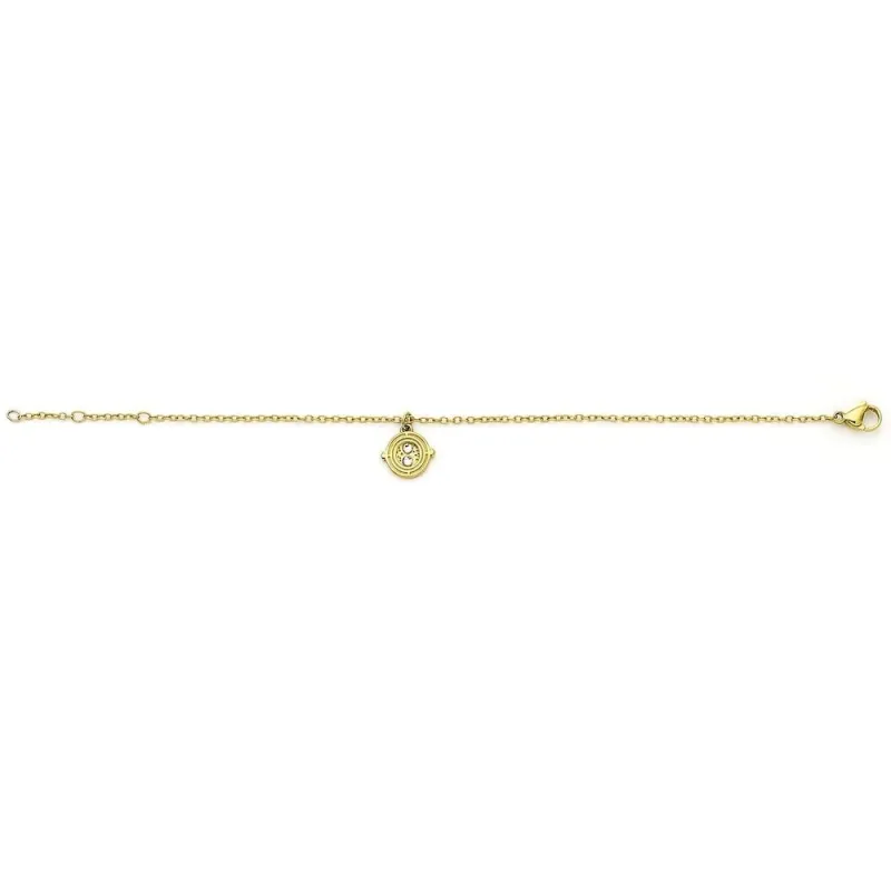 HARRY POTTER - Retourneur de Temps - Bracelet en Acier Inoxydable Doré