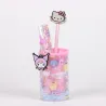 HELLO KITTY & Friends - Set de Papeterie - Pot à Crayon + 3pc.