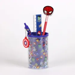 AVENGERS - Set de Papeterie - Pot à Crayon + 3pc.