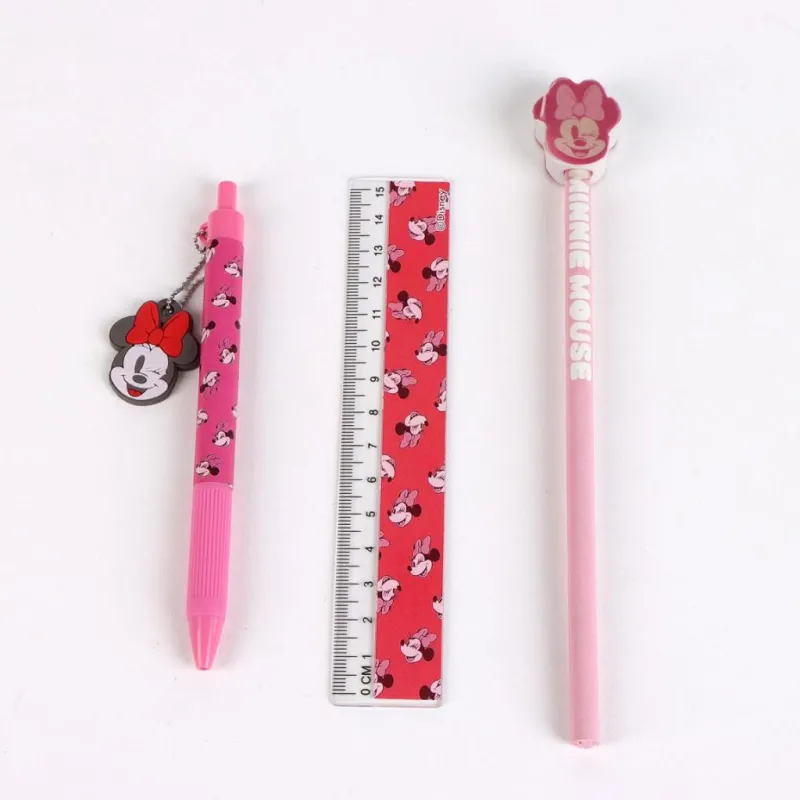 MINNIE - Set de Papeterie - Pot à Crayon + 3pc.