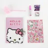 HELLO KITTY - Set de Papeterie - Journal + accessoires 6pc.