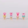 MINNIE - Pack de 4 mini Surligneurs "food"