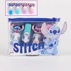 STITCH & ANGEL - Pack de 4 mini Surligneurs "head"