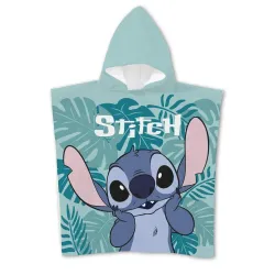 DISNEY - Stitch "Feuilles" - Poncho 55x110cm