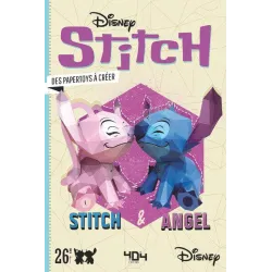 DISNEY - STITCH ET ANGEL - UN PAPERTOY A CREER