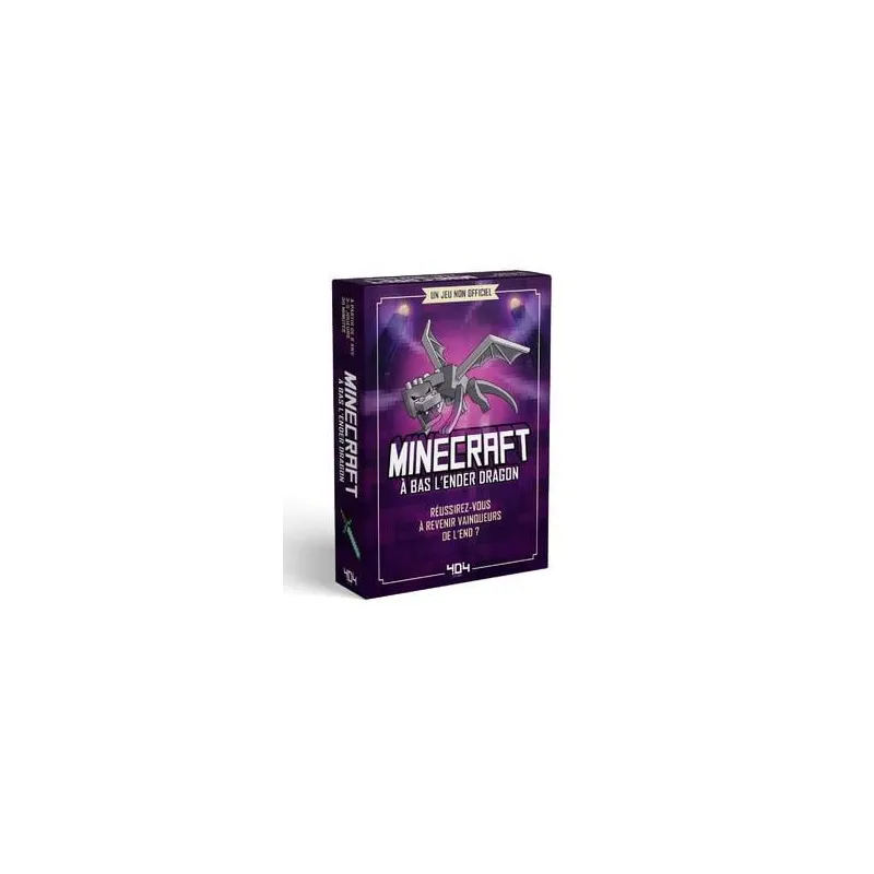 MINECRAFT - A bas l'Ender Dragon - Le jeu de cartes
