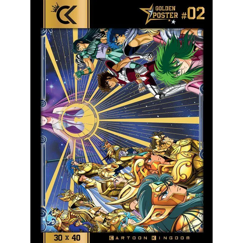SAINT SEIYA - Golden Poster 30x40cm