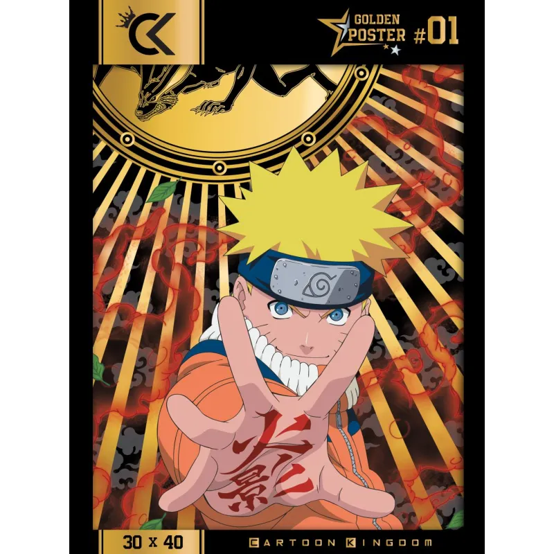 NARUTO - Naruto - Golden Poster 30x40cm