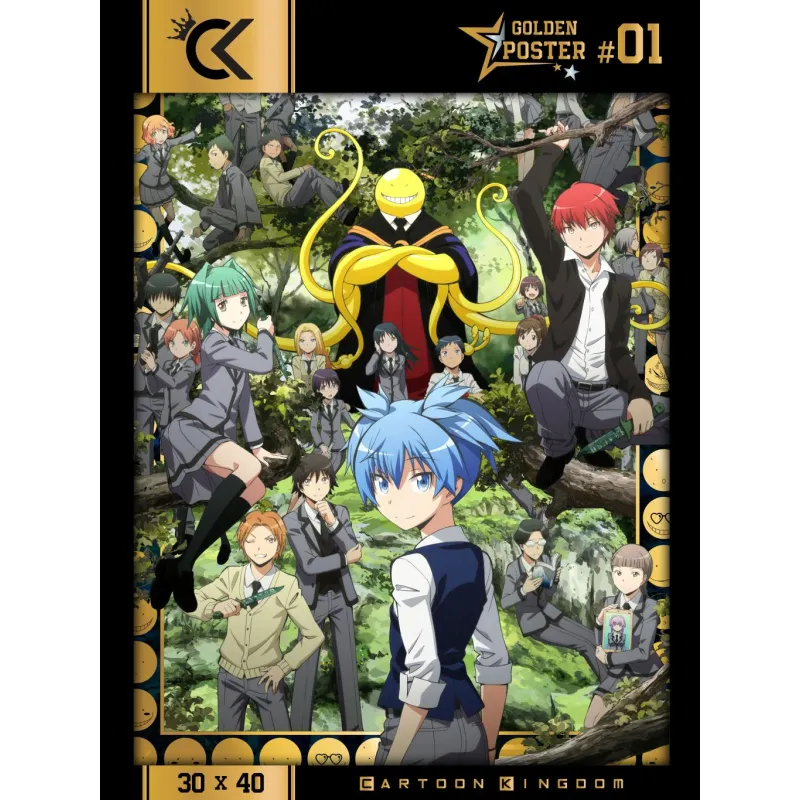 ASSASSINATION CLASSROOM - Golden Poster 30x40cm