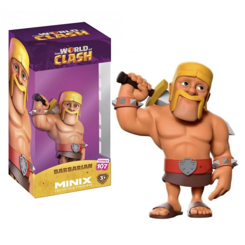 WORLD OF CLASH - Barbare - Figurine Minix 12cm