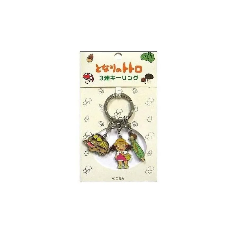 MON VOISIN TOTORO - Mei et Chatbus - Porte-clé en métal