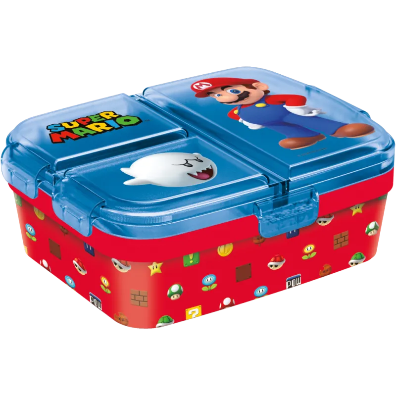 SUPER MARIO - Mario & Boo - Boîtes à Tartines multi-compartiment