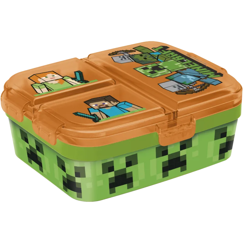MINECRAFT - Creeper - Boîtes à Tartines multi-compartiment