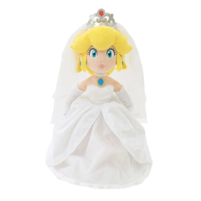 MARIO ODYSSEY - Peach "Tenue de Mariage avec boite" - Peluche 40cm