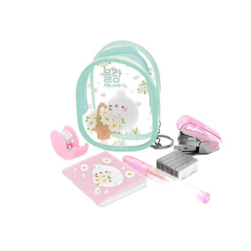 MOLANG - Blossom - Mini Set de Papeterie - 5pc