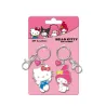 HELLO KITTY & MY MELODY - Set de 2 Portes-Clé BFF en Métal