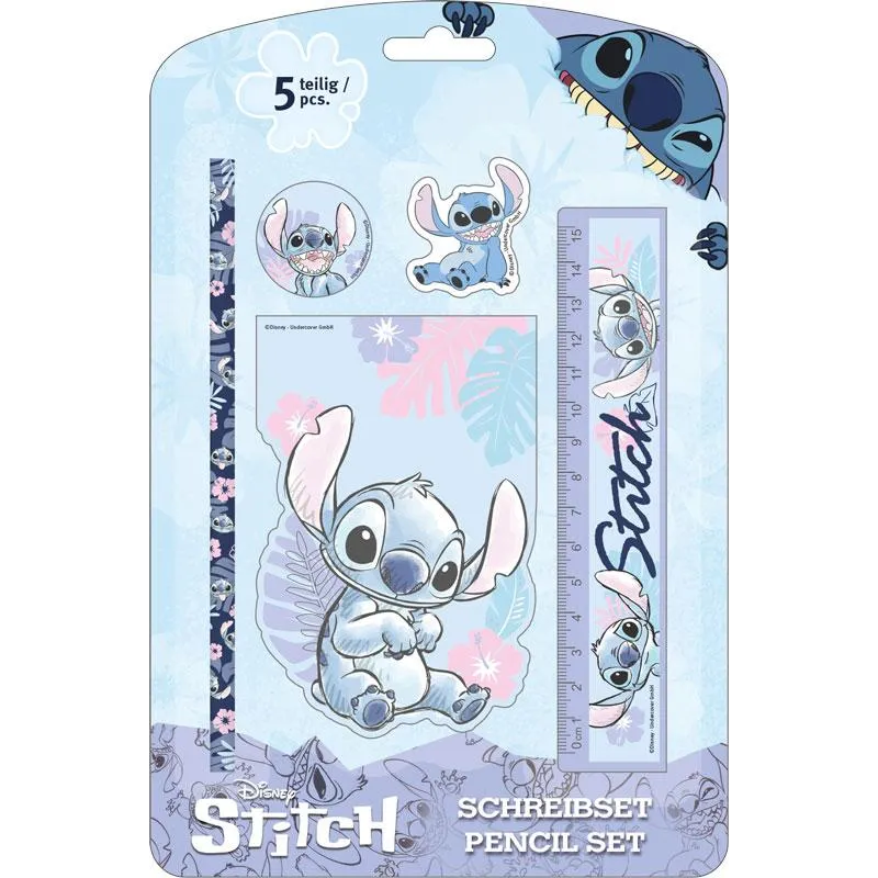 STITCH - Watercolor - Set de Papeterie - 5pc