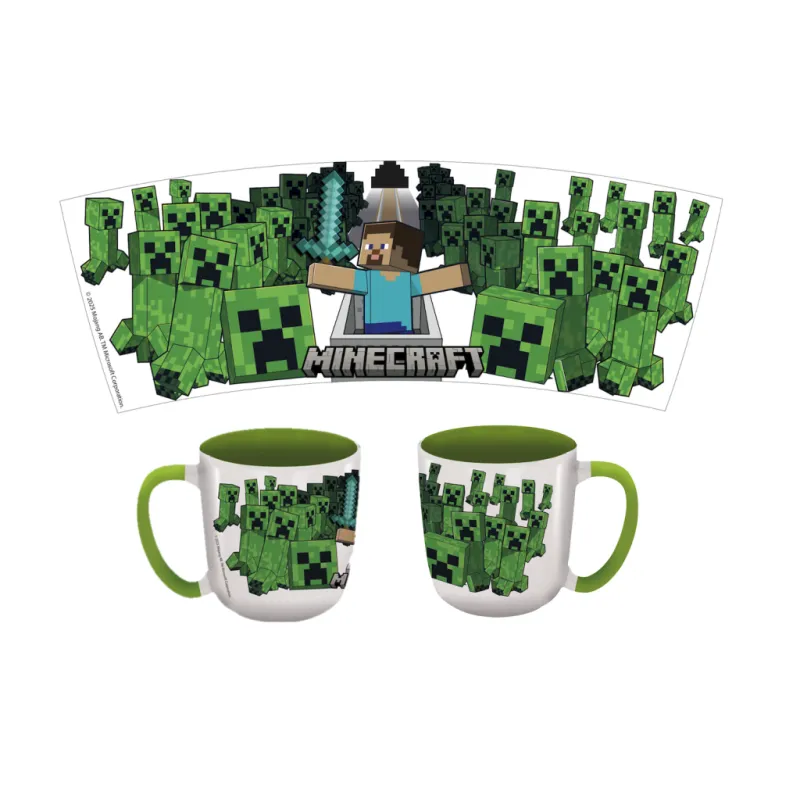MINECRAFT - Survival Mode - Mug Elite Intérieur Coloré - 384ml