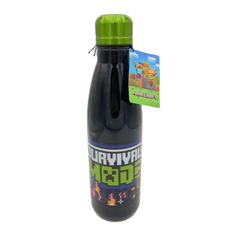 MINECRAFT - Survival Mode - Bouteille en Acier Inoxydable 780ml
