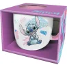 STITCH - Watercolor Rose - Mug Elite Intérieur Coloré - 384ml