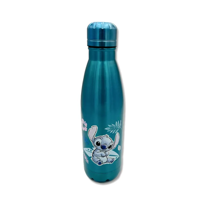 STITCH -Watercolor Bleu Métallisé -Bouteille en Acier Inoxydable 780ml