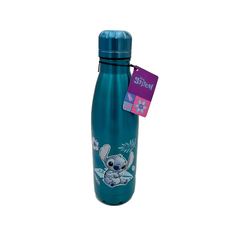 STITCH -Watercolor Bleu Métallisé -Bouteille en Acier Inoxydable 780ml