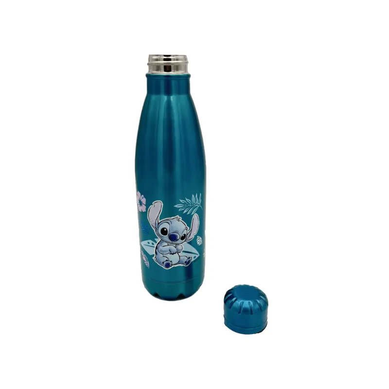 STITCH -Watercolor Bleu Métallisé -Bouteille en Acier Inoxydable 780ml