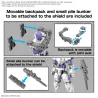 30MM - 1/144 Option parts set 19 (Multi Shield) - Model Kit