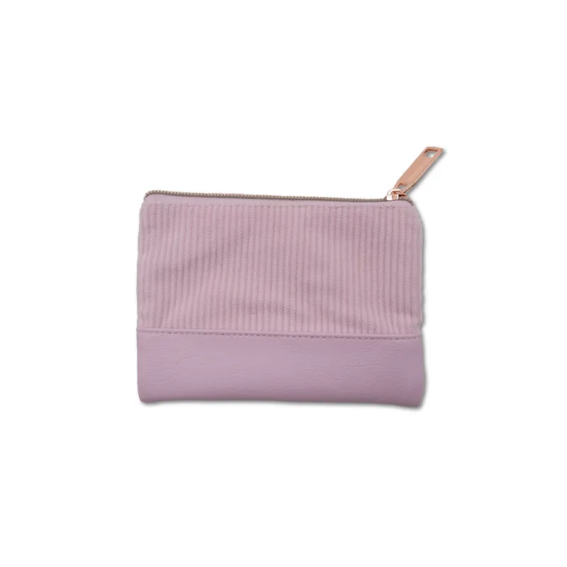 STITCH & ANGEL - Rose Corduroy Fashion Duo - Porte-monnaie '14x10x1cm'