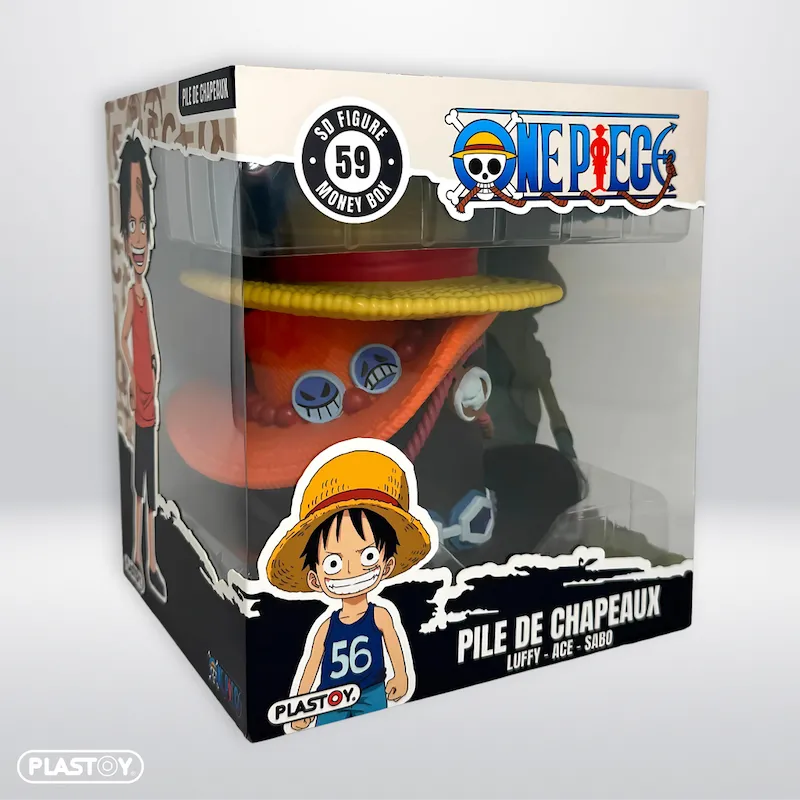 ONE PIECE - Chapeaux - Tirelire PVC 16cm