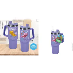 MINECRAFT - Purple - Mug de Voyage XL 900ml avec paille