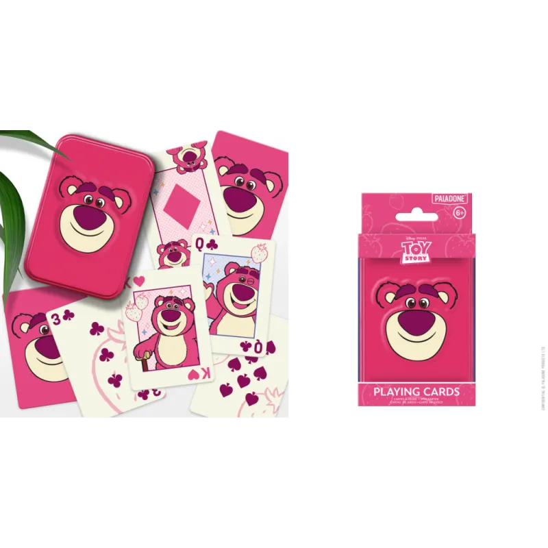 TOY STORY - Lotso - Cartes à Jouer dans une Boite en Métal