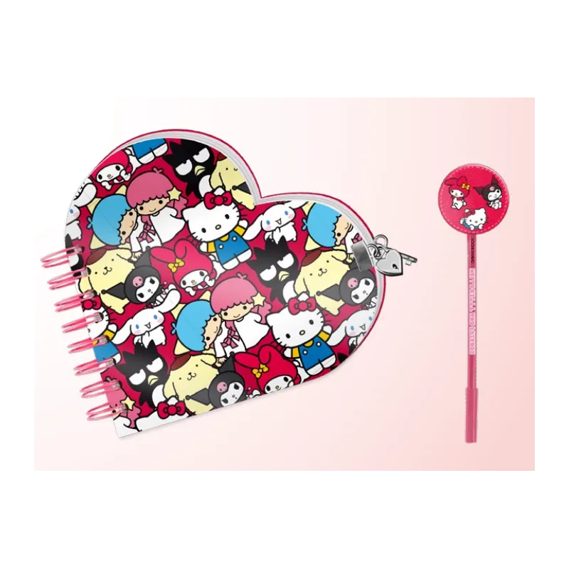 HELLO KITTY & Friends - Gift Box - Journal Secret + Stylo Bille