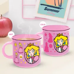 SUPER MARIO - Princesse Peach - Mug Thermoréactif 350ml
