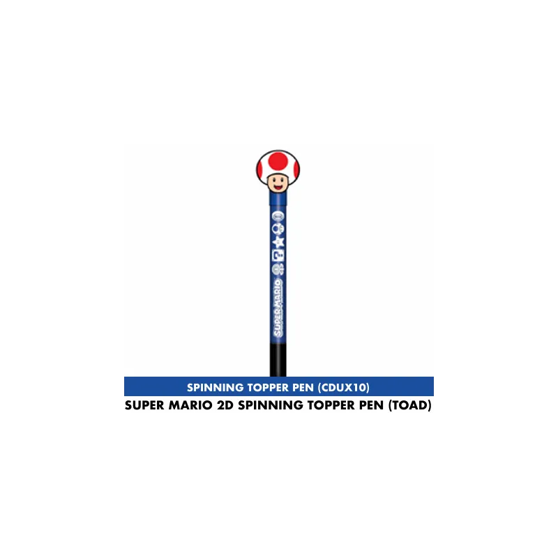 SUPER MARIO - Toad - 2D Spinning Topper Pen