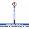 SUPER MARIO - Toad - 2D Spinning Topper Pen