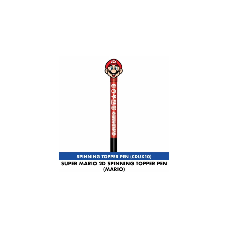 SUPER MARIO - Mario - 2D Spinning Topper Pen