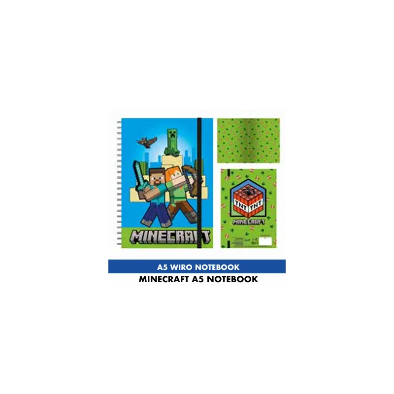 MINECRAFT - Carnet de notes A5