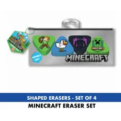 MINECRAFT - Eraser Set