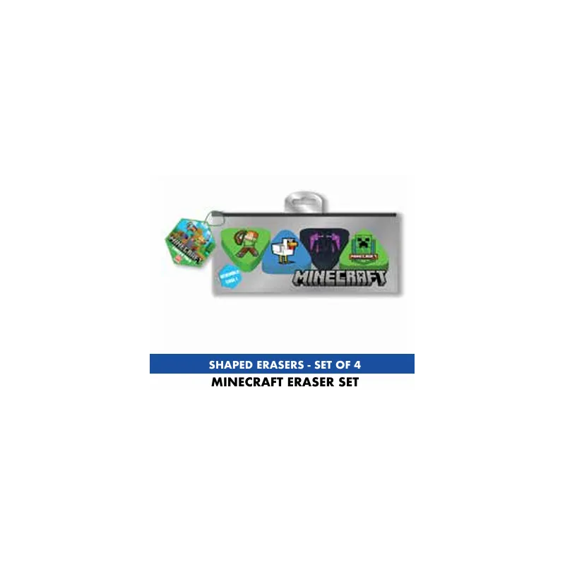 MINECRAFT - Eraser Set
