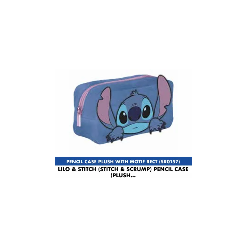 LILO & STITCH - Stitch & Scrump - Plush Pencil Case