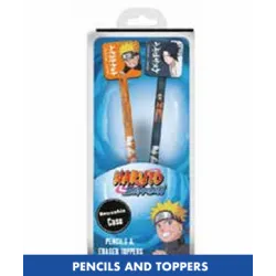 NARUTO - Pencil & Topper 2PK