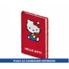 HELLO KITTY - Carnet de notes A5 en peluche