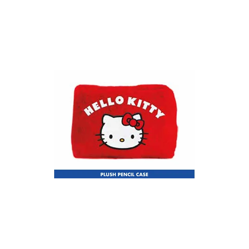 HELLO KITTY - Trousse à Crayons en peluche