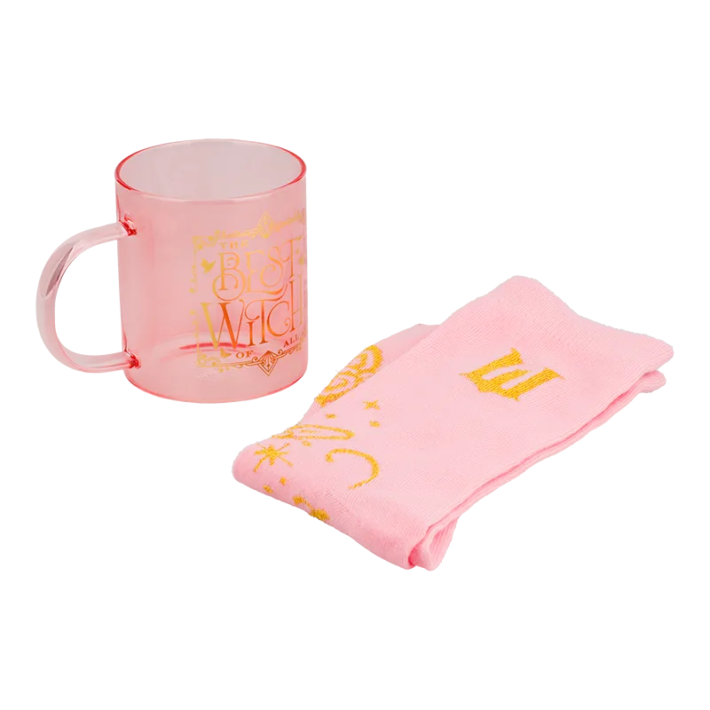 WICKED - Mug et Chaussettes - Rose
