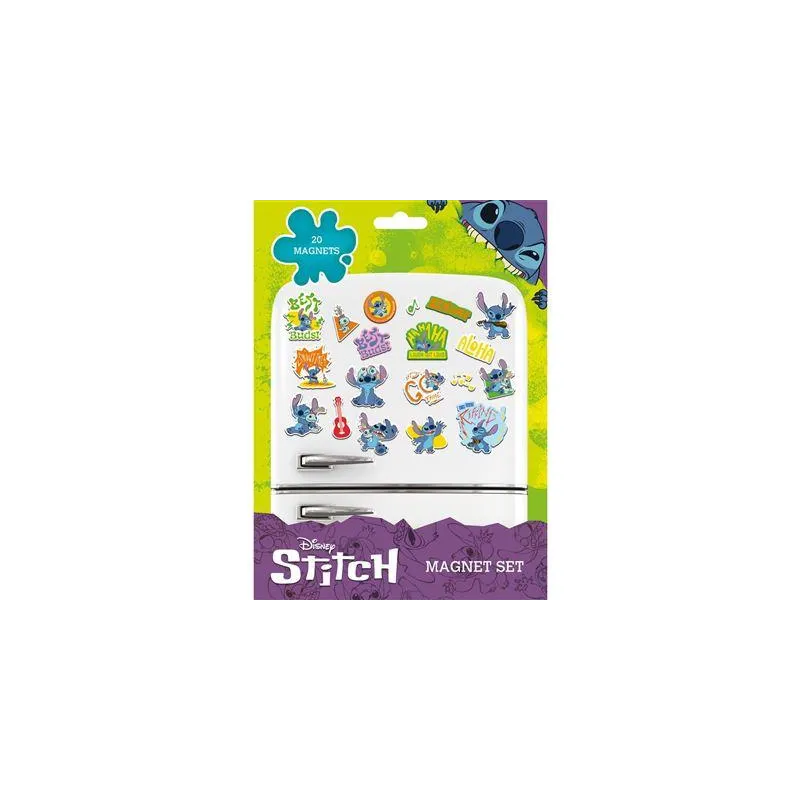 LILO & STITCH - Stitch & Scrump - Set de 20 magnets
