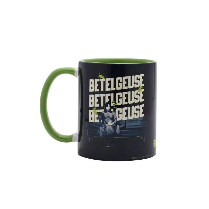 BEETLEJUICE - Black&Green - Astrid - Mug Interieur Coloré - 312 ml